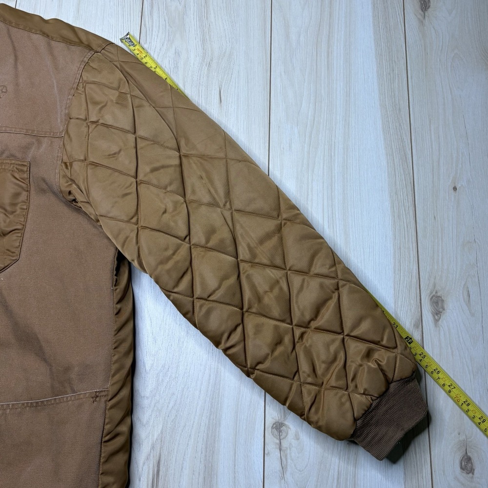 Vintage Southpole Y2K Puffer Carpenter Hybrid Jacket Mens XL Brown Water Repel - Picture 6 of 15